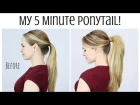 My 5 Minute Ponytail Routine