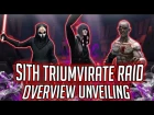 Sith Triumvirate Raid Overview Guide + Gameplay Unveiling! | Star Wars: Galaxy of Heroes