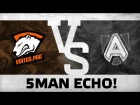 5man echo! by Lil vs Alliance @ ESL One Frankfurt 2015