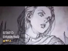 판타지 캐릭터 스케치-띵2/Drawing a Fantasy Character / STATO스타토sketch,pencil,drawing