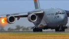 BIRD STRIKE | USAF C17 Engine EXPLOSION on Takeoff | 2019 Avalon Airshow
