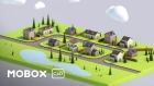 Low Poly Town 3D Modeling - Cinema 4D Tutorial