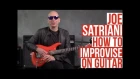 Joe Satriani Guitar Lesson - Using Different Styles to Improvise