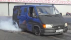 The Lexus V8 Powered Sleeper Transit at Santa Pod Raceway