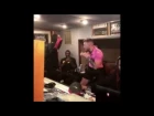 Conor McGregor hits pads with Quavo from The Migos