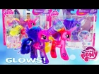 My Little Pony Princess Cadance and Princess Luna Sparkle Brights Light up and Glow Pony