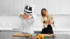 Marshmello & Nicole Scherzinger Make Hawaiian Poke Bowls | Cooking with Marshmello