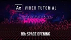 Tutorial Video Opening Animasi 80s SPACE RETRO FUTURE | After Effects