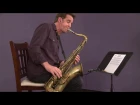 Jazz Saxophone with Eric Marienthal: Advanced Blues Solo (tenor)