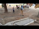 GNARLY BS Smith Knobbed 13 Rail Into DIRT!?!! - Behind The Clips - Spencer Barton