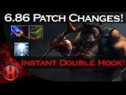 6.86 Patch Changes Dota 2 - Instant Double Hook Trick!
