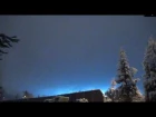 Strange blue light in the sky during snow storm in Seattle -- YOU CAN HEAR IT TOO!!