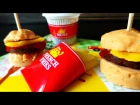 Мини-еда: гамбургер, картошка-фри и кола. Happy Kitchen Hamburger для детей Kracie Popin' Cookin'