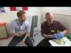 Harry is tested for HIV to encourage others to get checked