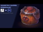 Isometric barrel speedpaint ( Zbrush and photoshop )
