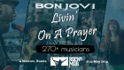 Livin' On A Prayer - Bon Jovi. Rocknmob Москва #8, 270+ музыкантов
