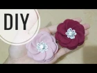 DIY || Cara membuat bros dari kain balotelli | Fabric Rose | Tutorial Easy Flower Beginner