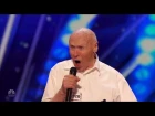82 Year Old John Hetlinger Full Audition Covers Drowning Pool's 'Bodies' on Americas Got Talent
