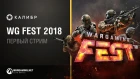 WG Fest 2018: Первый стрим по «Калибру»