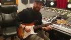 Matt Tuck From Bullet For My Valentine with his 1965 Fender Strat at Essex Recording Studios