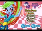 Радуга Дэш Радужный Рок -  Rainbow Dash School Spirit Style