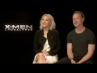X-MEN: APOCALYPSE interviews - Jennifer Lawrence, McAvoy, Sophie Turner, Evan Peters, Munn