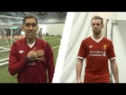 Behind the Scenes | Liverpool stars model the new 2017-18 home kit