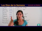 Free Spanish Lessons with Maider - Days of the Week (Días de la Semana) 05