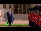 Peekaboo! Trump blocks Queen Elizabeth's way at official function