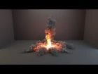 Redshift Volume Object & Material