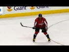 Ovechkin sets up in his office to fire home PP goal