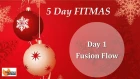 Linda Wooldridge - Day 1. Fusion Flow | Кардио (первая половина) + Упражнения для тонуса мышц с гантелями (вторая половина)