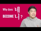Ask a Korean Teacher with Jae - Why does 네 become 니?