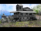 Modeling wooden house 3ds max tutorial part - 2