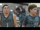 The REAL Splash Brothers! Lonzo, LiAngelo, and LaMelo Go OFF Against Rufus King!