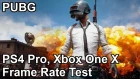 PlayerUnknown's Battlegrounds (PUBG) PS4 Pro and Xbox One X Frame Rate Test