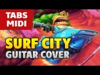 Battletoads OST (NES Game) – Surf City (acoustic fingerstyle guitar TABS and MIDI by Kaminari)