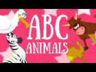 ABC ANIMALS! English alphabet for kids! A B C D - learn the alphabet! English letter sounds