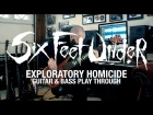 Jeff Hughell  - Six Feet Under - Exploratory Homicide (Guitar & Bass Playthrough)