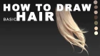 How to draw hair (voice part 2 - rendering)