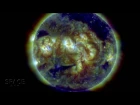 'Anxious Face' On Sun is 2 Active Regions and A Coronal Hole | Video