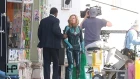 Brie Larson and Samuel L. Jackson Film Scene for 'Captain Marvel'
