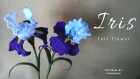 Tutorial Bunga Iris Dari Kain Flanel - DIY Felt Iris Flower Tutorial