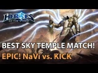 EPIC!! Best Sky Temple match ever!!! Navi vs. Kick - Heroes of the Storm