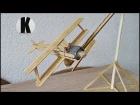 How to Make A Plane With DC Motor - Toy popsicle sticks Plane DIY