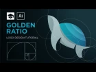 How to design a logo with golden Ratio | Adobe Illustrator Tutorial