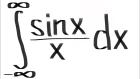 Integrating sin(x)/x, x=-inf... inf, using Fourier transform
