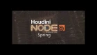 Houdini Spring node tutorial (RUS) Peeling effect