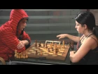 X Chess Championships, Alena Kats vs. Alex Barnett & Alisa Melekhina vs. Elliott Liu.  