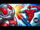 SPIDER-MAN vs ANTMAN 【 MARVEL Superheroes / Masked Rider Parody 】